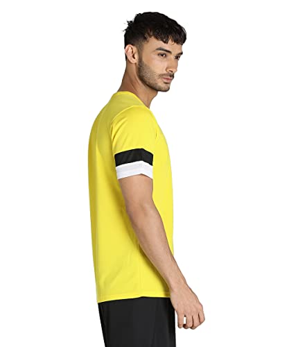 Thumbnail 3 de PUMA teamRISE Jersey Cyber Yellow-PumaBlack-White ⚙