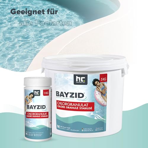 Detalle de Höfer Chemie Chlorgranulat für Pool 5kg – schnelles Chlorkonzept und zuverlässige Desinfektion
