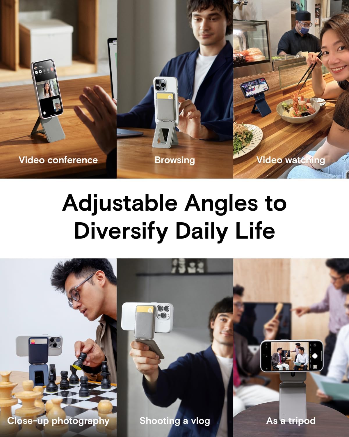 Thumbnail 3 de MOFT Phone Tripod Wallet for iPhone – Mulit-Angles, Lightweight 3-in-1 Stand and Cardholder