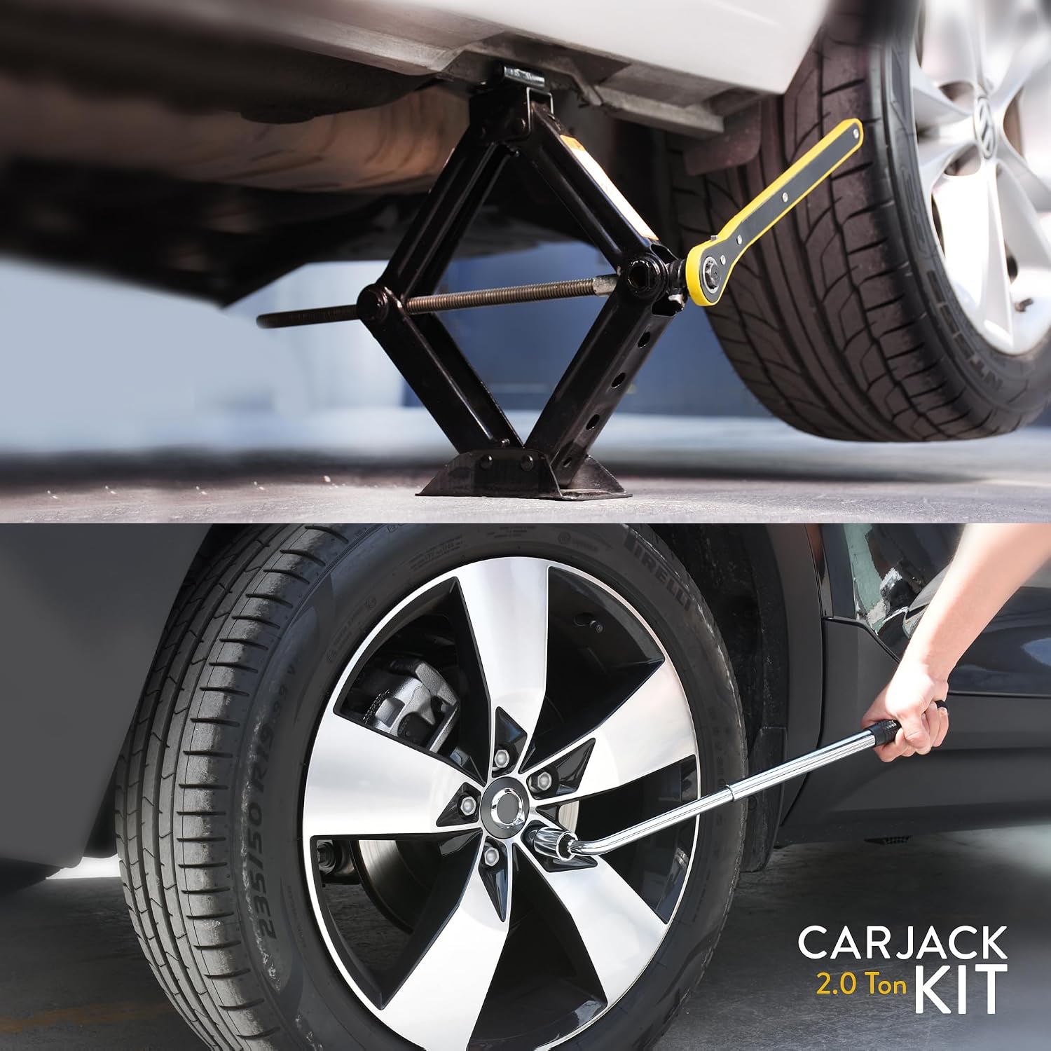 Detalle de Scissor Jack car jack kit 2 Ton