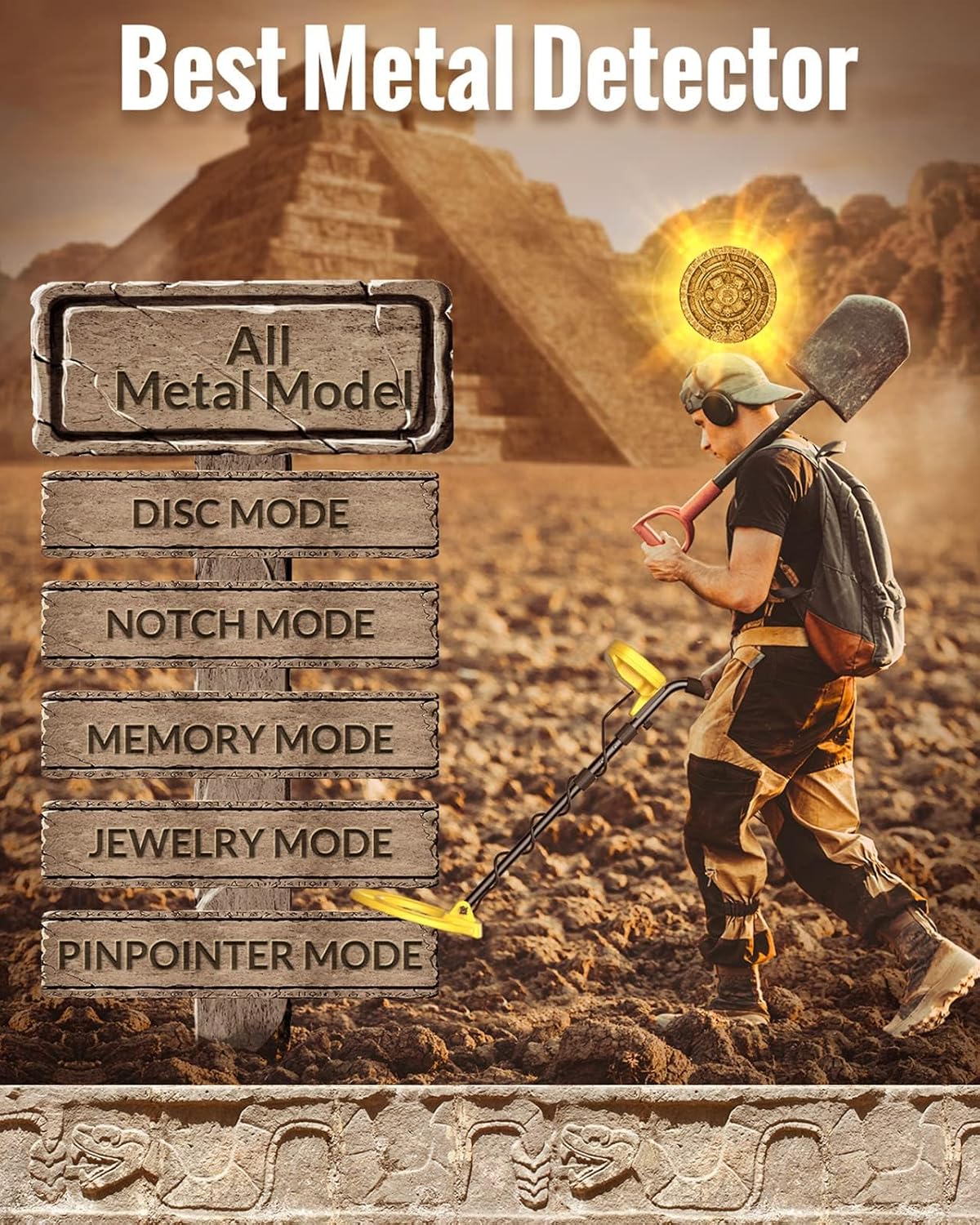 Thumbnail 1 de MIYAY Metal detector 10" 📡