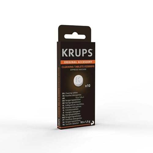 Detalle de KRUPS XS3000F0 – Pastilles de Nettoyage (10 pastilles) pour Machine à Café Automatique