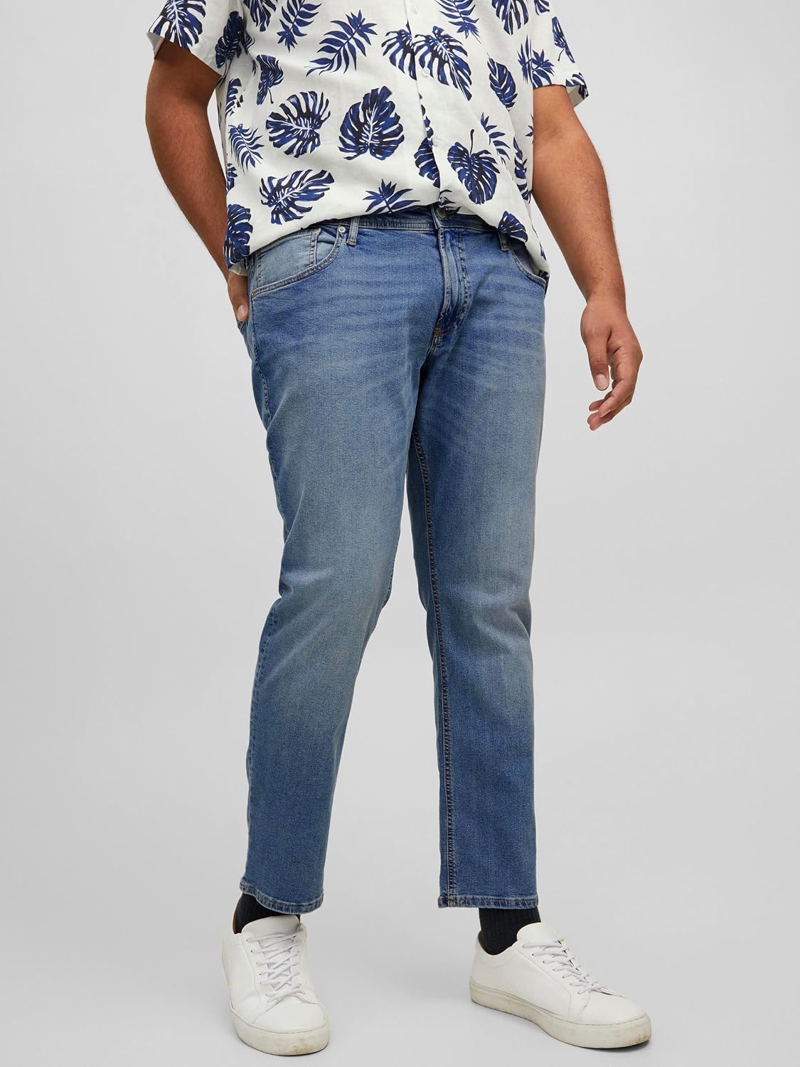 Detalle 2 de JACK & JONES Jean Slim JJIGLENN Jjoriginal MF 03 – coupe classique et confort au quotidien