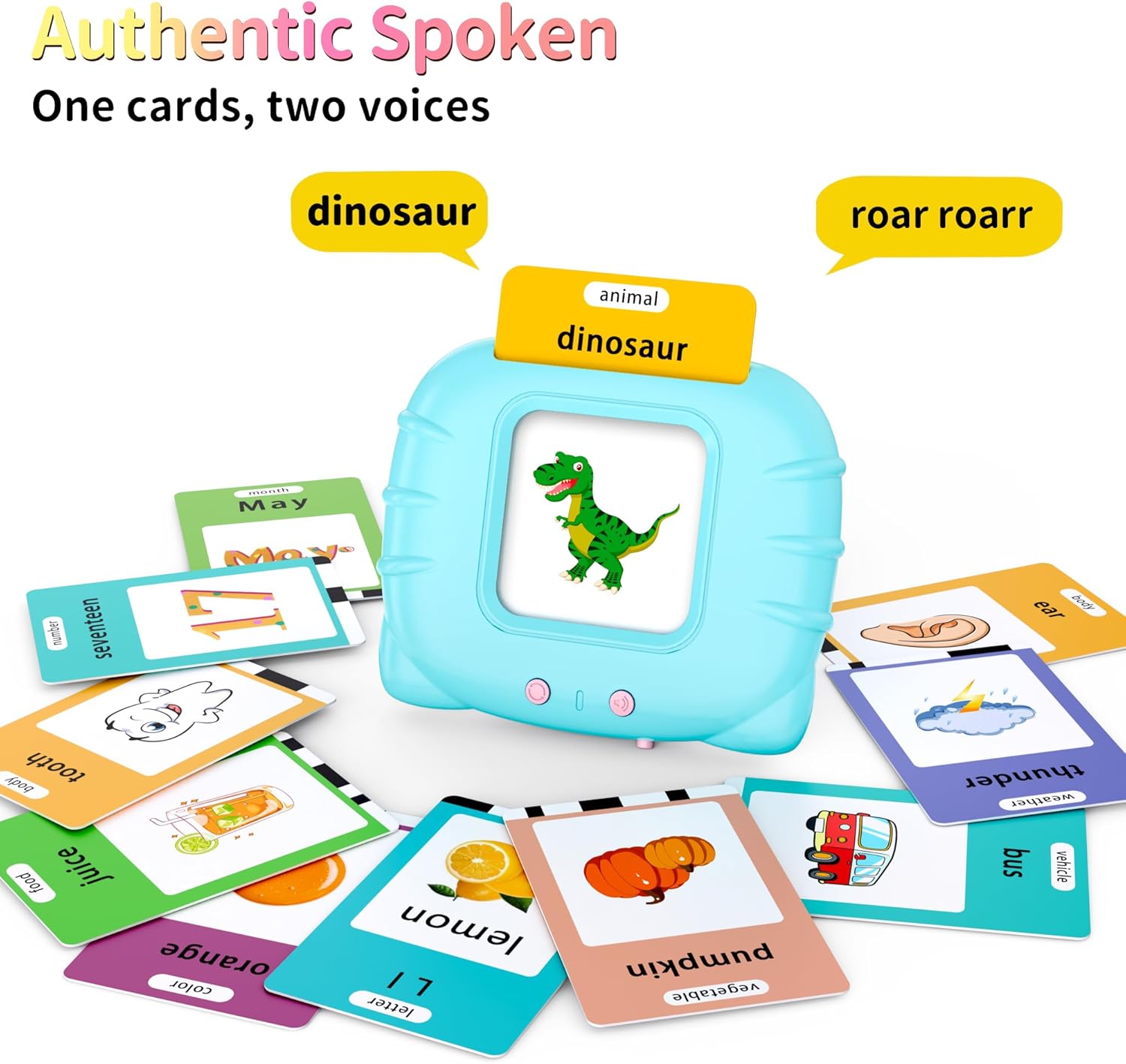 Thumbnail 1 de Eaever 520 Talking Flash Cards for Toddlers