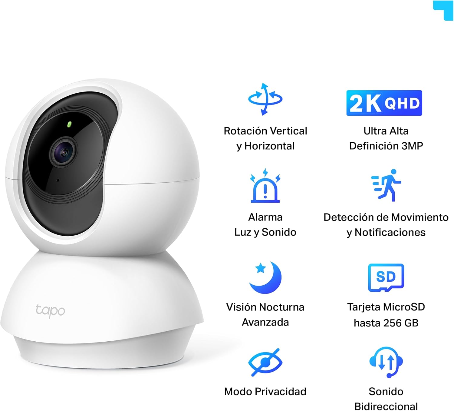 Thumbnail 1 de TP-Link Tapo C210 - Cámara IP WiFi 360° 🏠 Seguridad Total