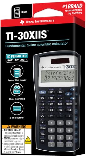 Thumbnail 6 de TI-30XIIS Scientific Calculator, Black by Texas Instruments