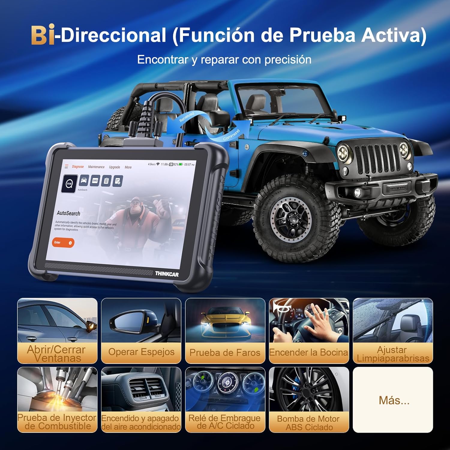 Thumbnail 3 de ThinkScan 689 OBD2 Diagnosis 34 funciones