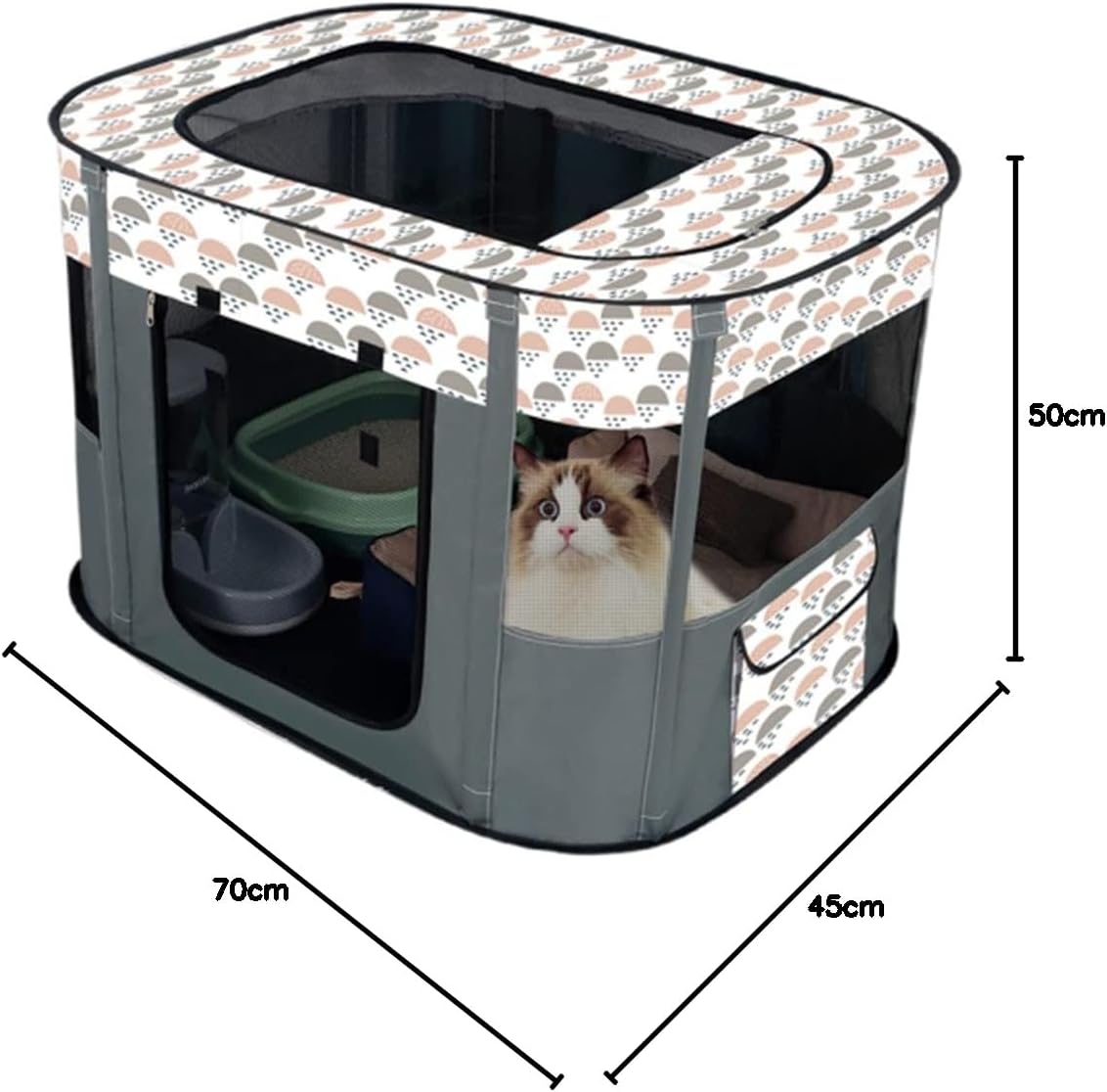 Detalle de Floving foldable pet fence, S 70 x 50cm