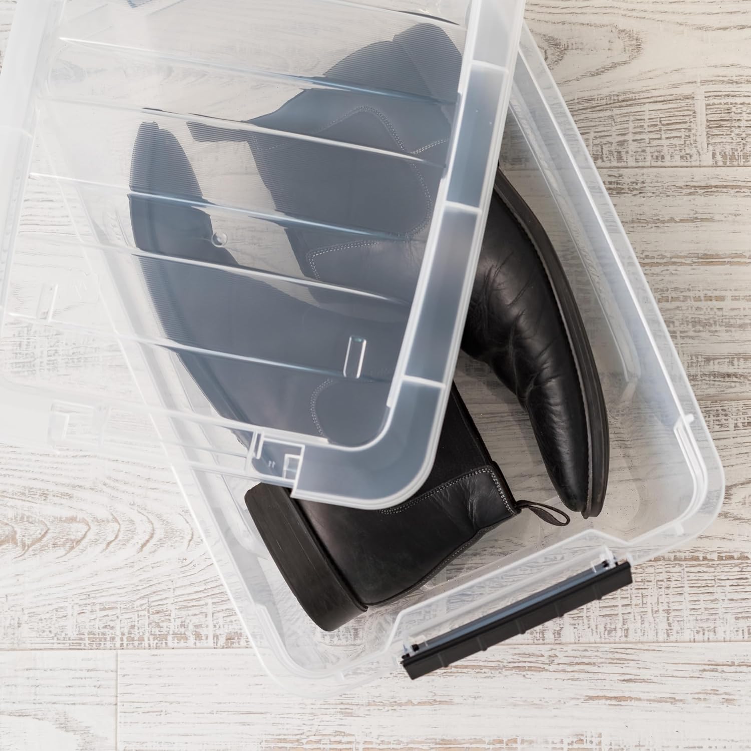 Thumbnail 4 de IRIS USA 4-Pack 13-Quart See-Through Storage Bins with Lids