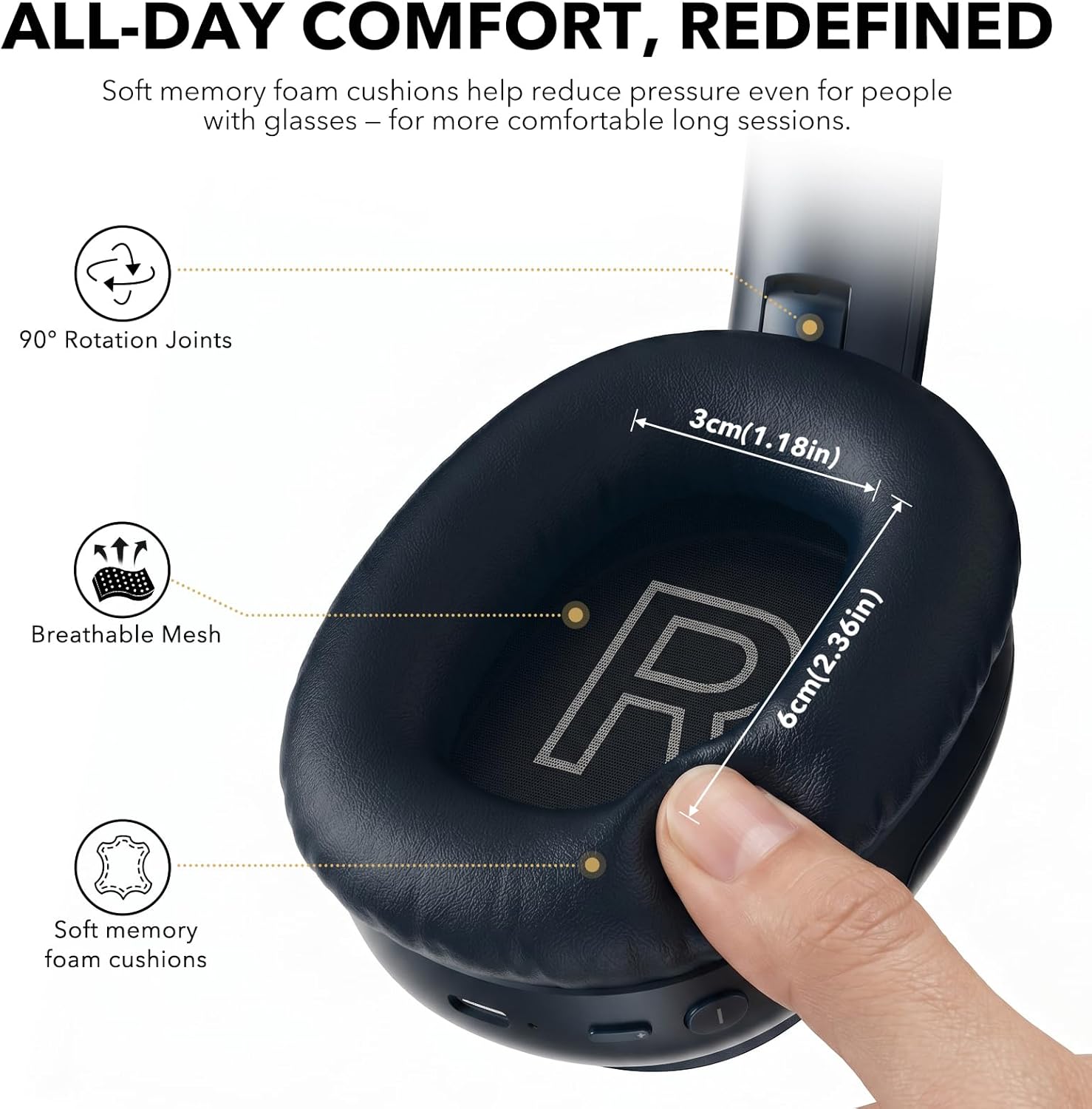 Thumbnail 2 de 1Mii E700 Hybrid Active Noise Cancelling Headphones review