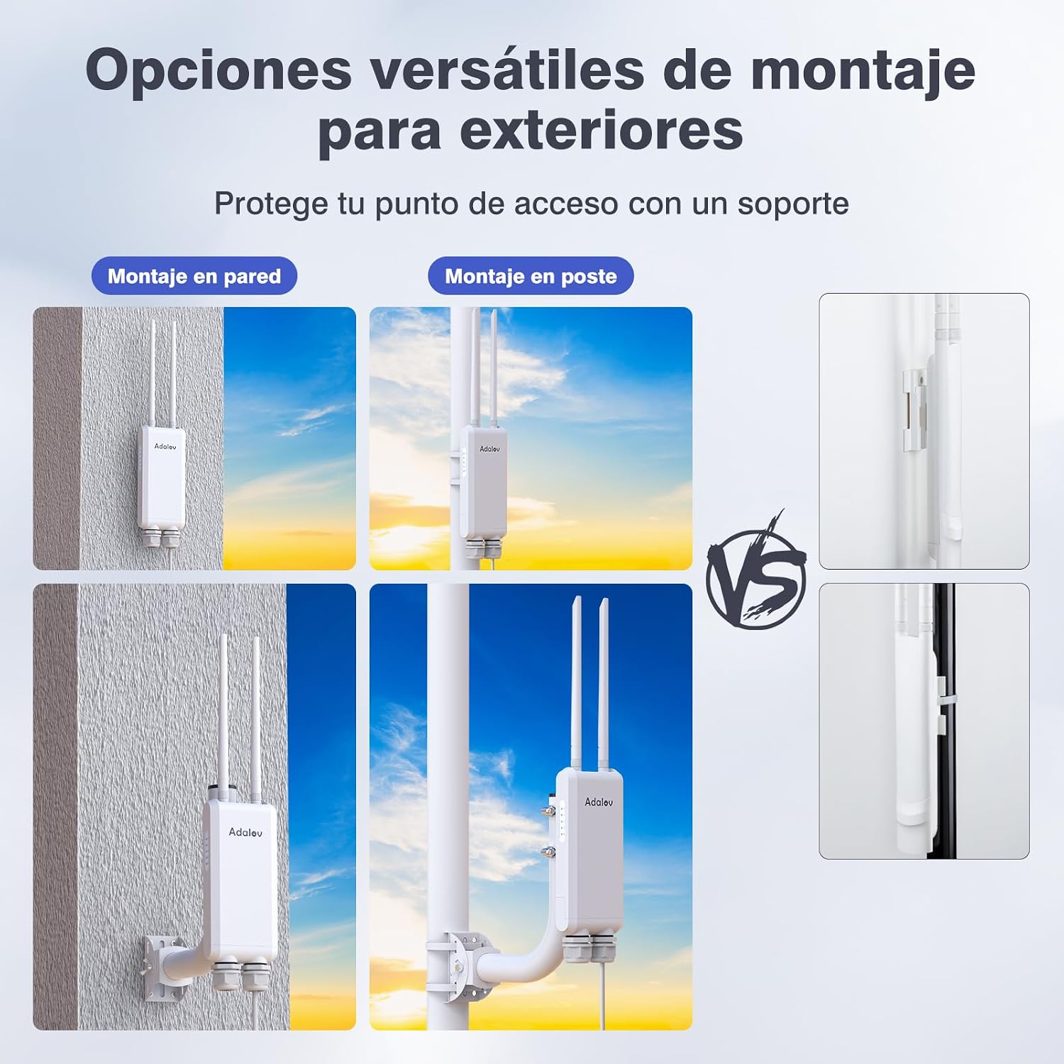 Thumbnail 3 de AdaLov Gigabit Punto de Acceso Exterior 1200 Mbps