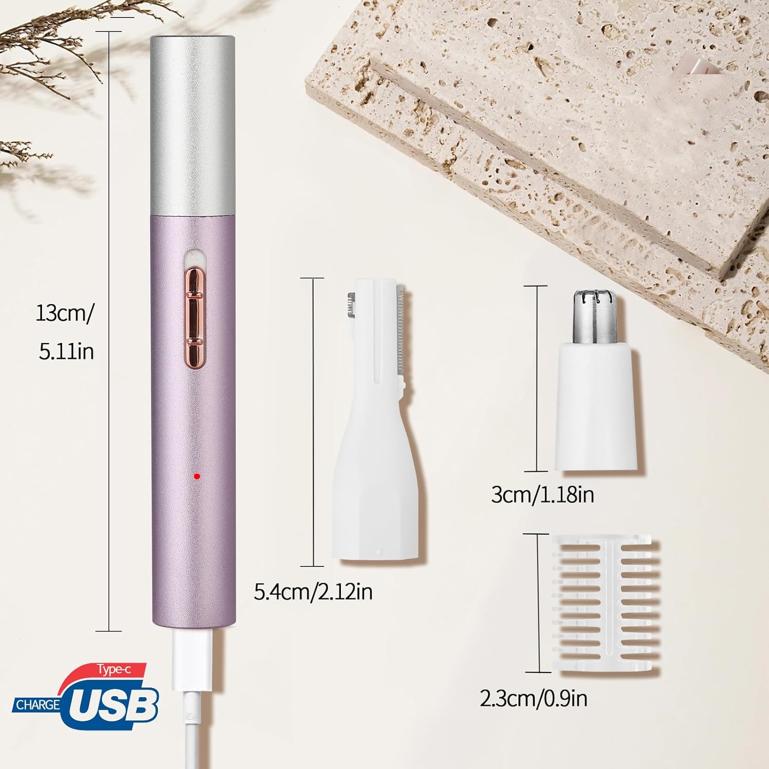 Thumbnail 2 de Yunmiss Nose and Ear Trimmer, Pink