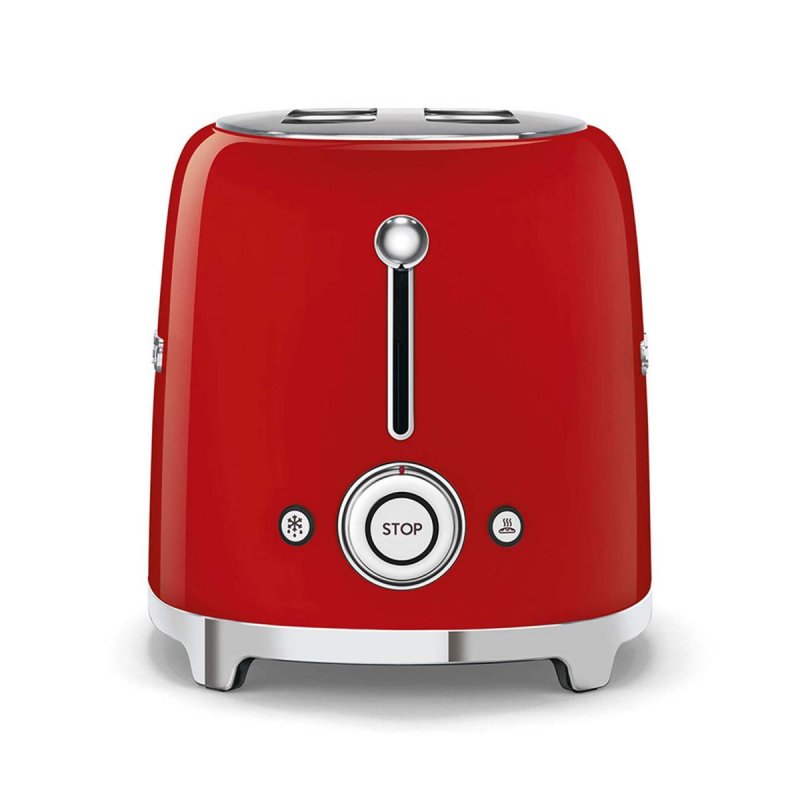 Thumbnail 2 de Tostadora Smeg TSF01RDEU roja de acero inoxidable para 2 rebanadas (950W)