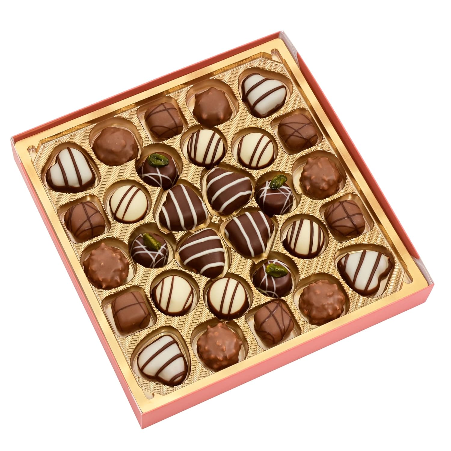 Thumbnail 1 de Lindt Marzipan Mini Pralinés in der 163-g-Pralinenschachtel (32 Sorten/Pralinen, 6 Varianten)