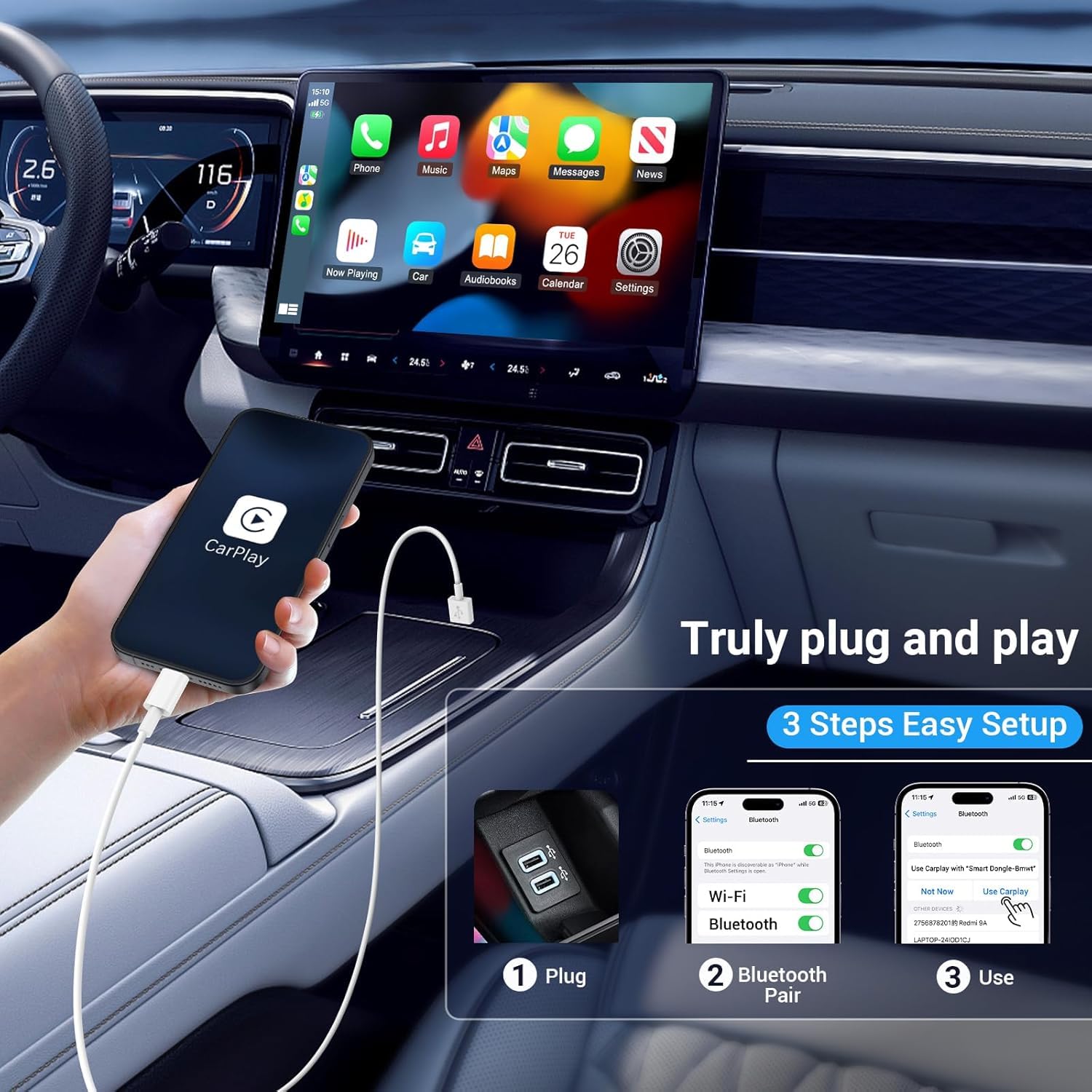 Thumbnail 5 de USB to USB‑C Fast Charging Cable 3‑Pack 1–2m