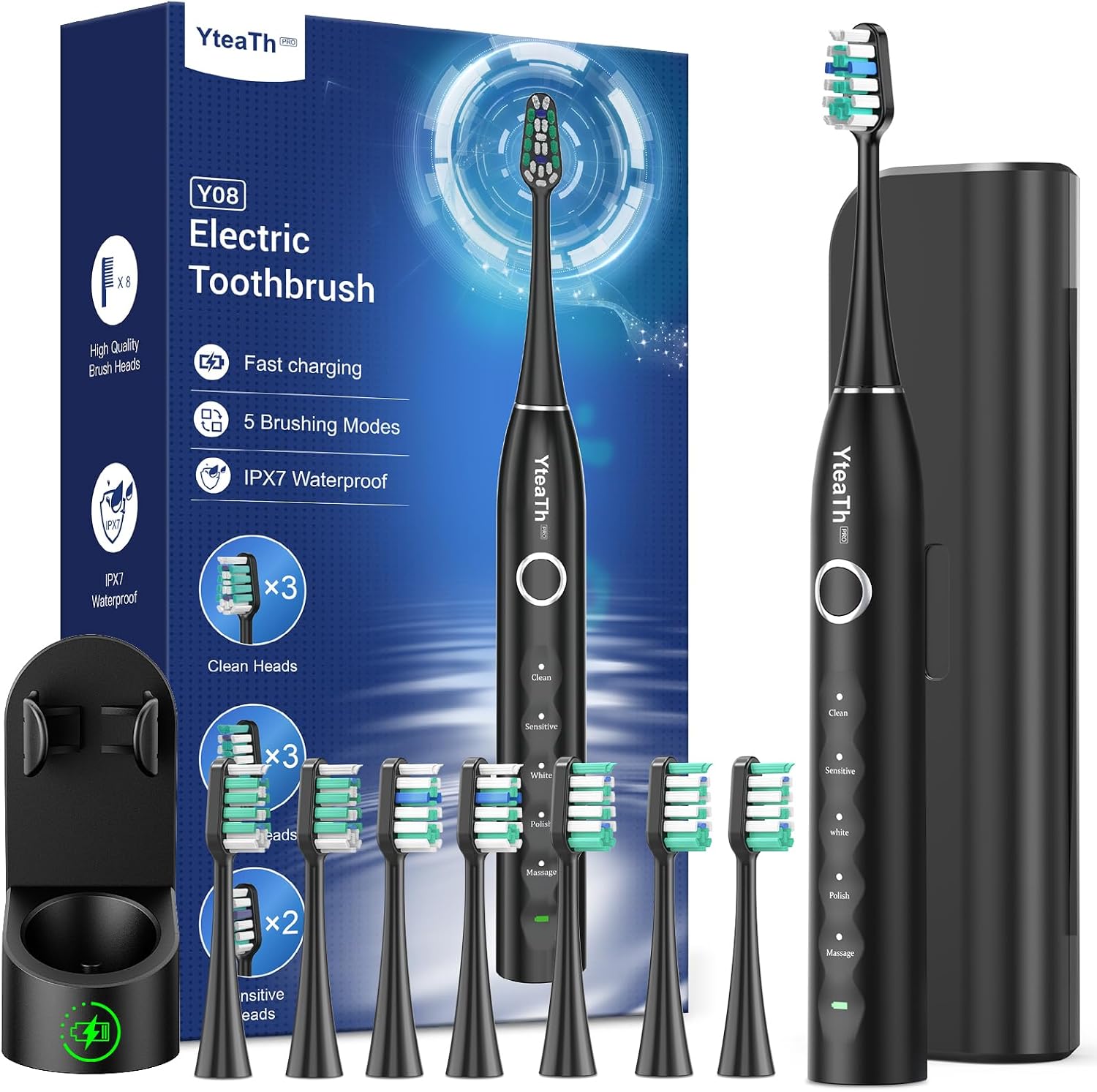 Detalle de Sonic Electric Toothbrush 50,000 VPM 120 Days