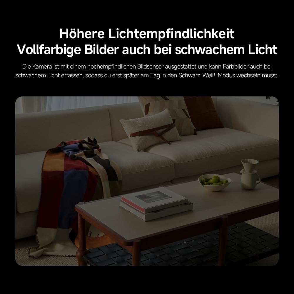 Detalle de XIAOMI Smart Camera C7014K (4K Ultra HD) mit 360°-Panorama, Zwei-Wege-Kommunikation & WLAN 6