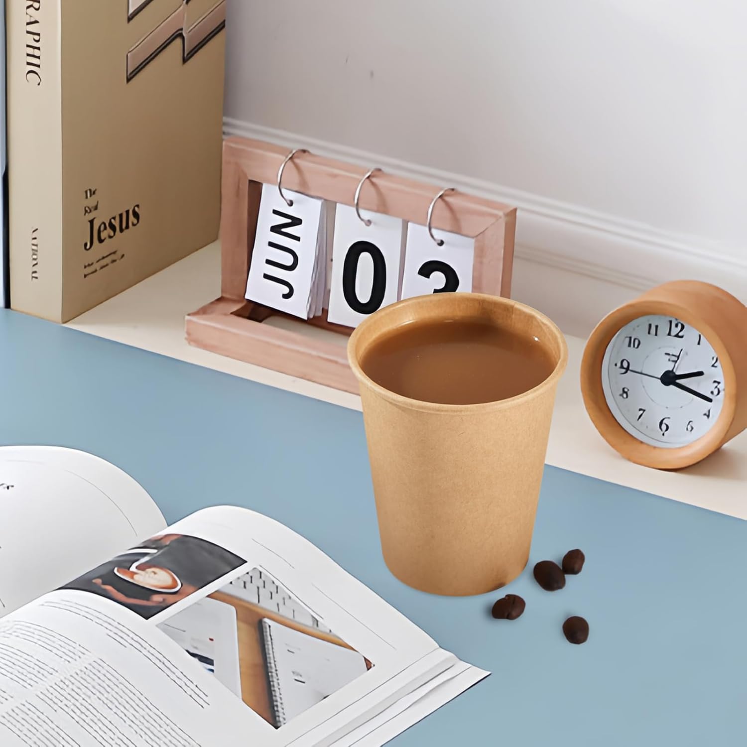 Thumbnail 3 de SIUQ 8 oz Kraft Paper Cups