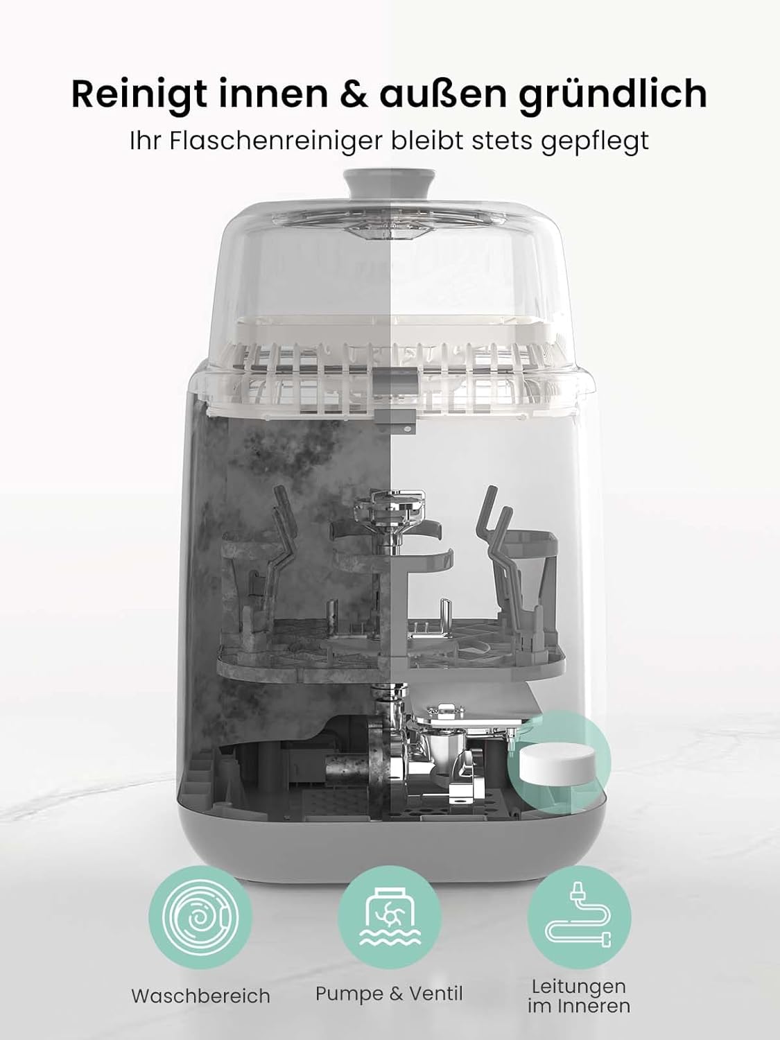 Thumbnail 1 de GROWNSY Entkalkungstabletten für Babygeräte (24 Stück) – kompatibel mit Momcozy & Baby Brezza