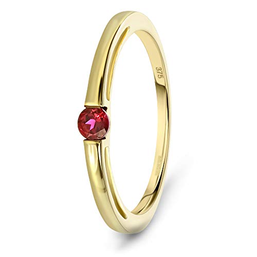 Detalle de Miore Anillo de mujer con oro amarillo de 9 quilates (375)