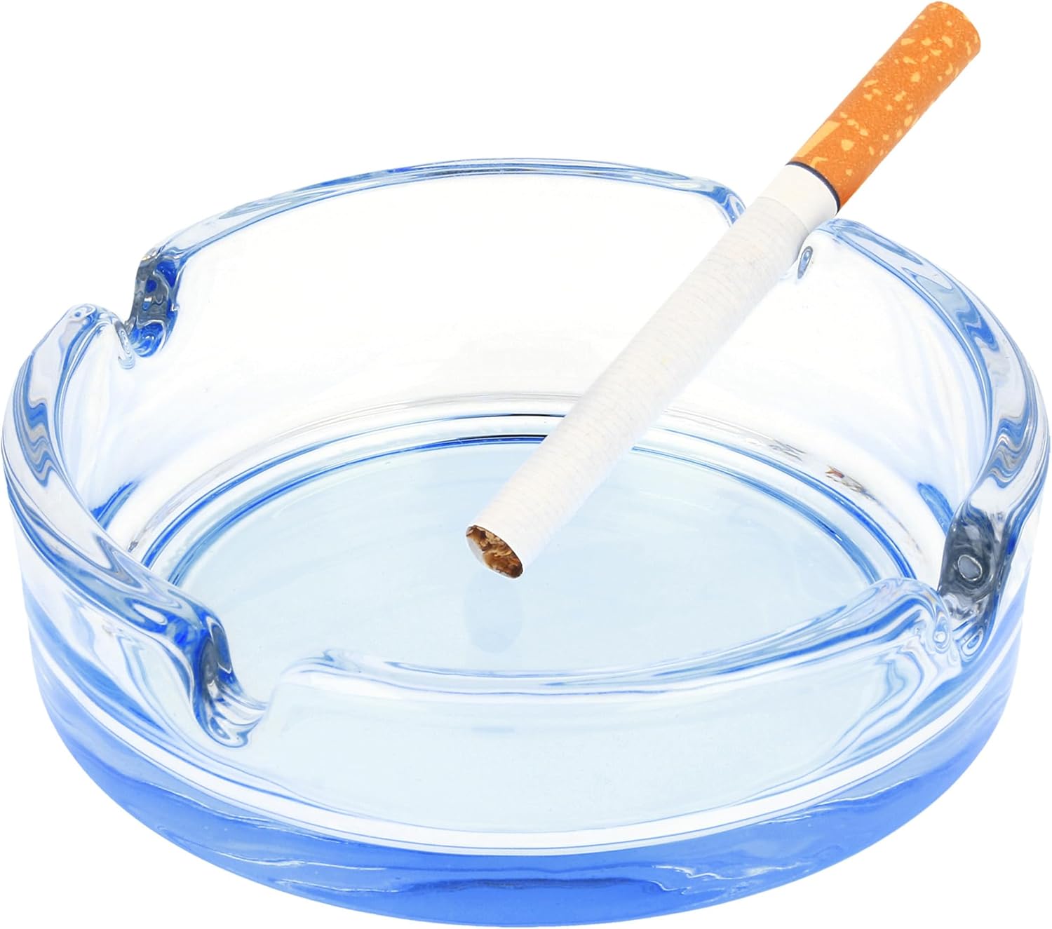 Thumbnail 5 de Com-four 4X Cendriers en verre 10,5 cm 🟩