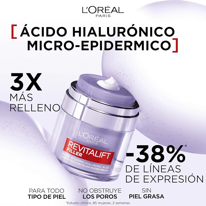Thumbnail 1 de L'Oreal Paris Revitalift Filler Crema 50 ml