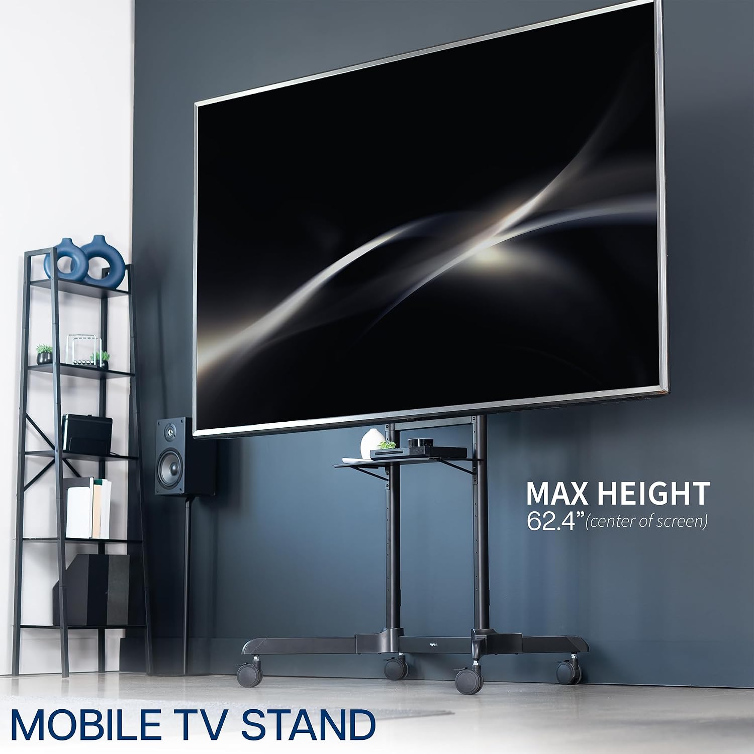 Detalle de VIVO Mobile TV Cart STAND-TV100E