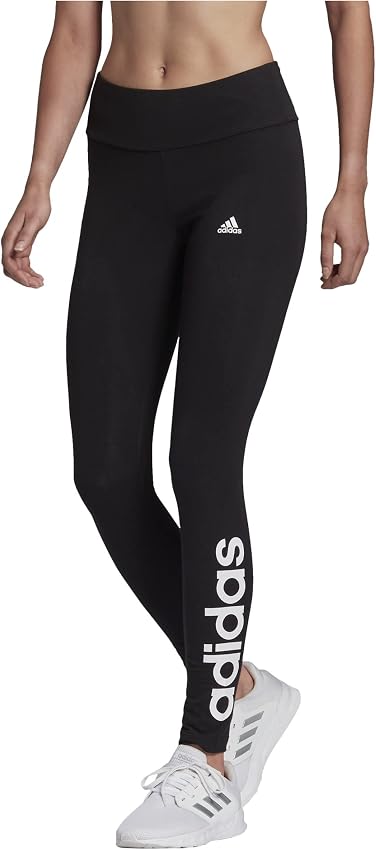 Thumbnail 3 de adidas Essentials Leggings Mujer Alta Negro/Blanco 🖤