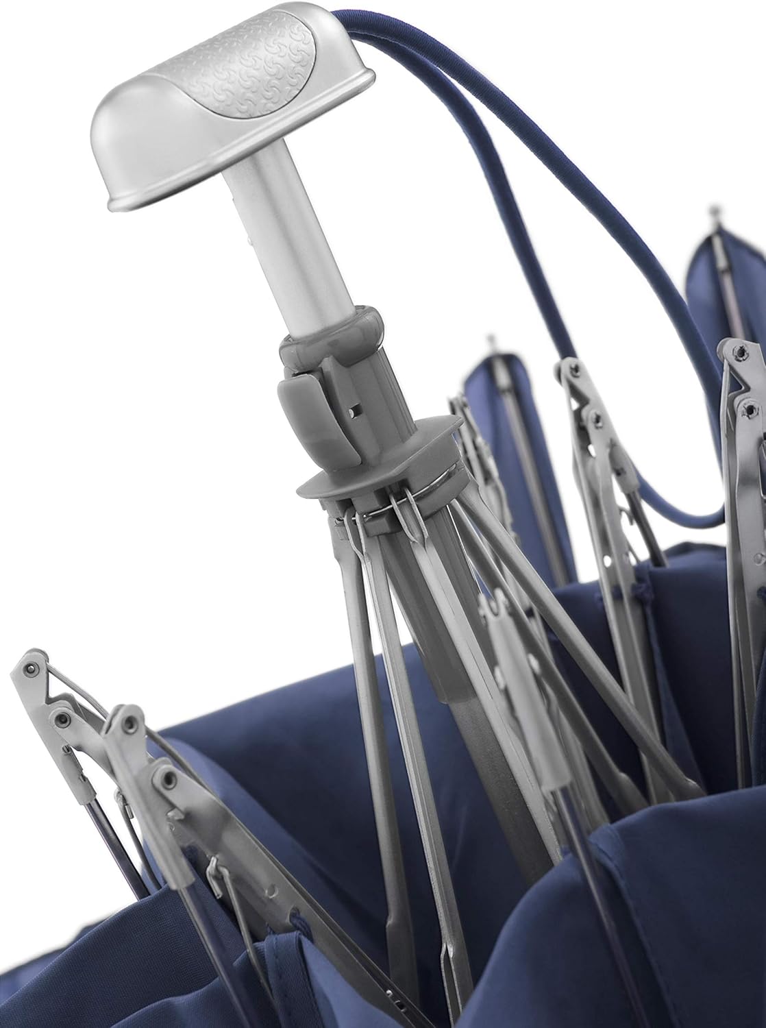 Thumbnail 2 de Samsonite Alu Drop S - 3 Section Manual Mini Flat Ombrello Blu Indigo