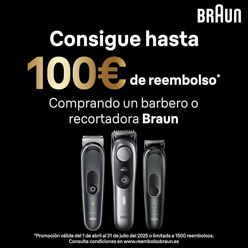 Thumbnail 1 de Braun Recortadora Series 7 BT7545 🌟 12 Accesorios, Resistente al Agua