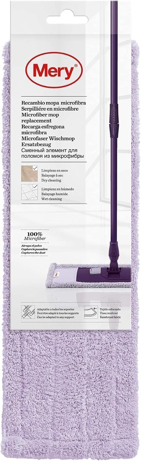 Detalle 2 de Mery 0556.02 Microfibre Mop Refill, Lilac, 45 x 15 cm
