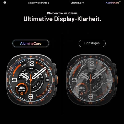 Thumbnail 4 de Spigen EZ Fit Schutzfolie [2P] für Samsung Galaxy Watch Ultra 2, 47mm – Blasenfreies Anbringen