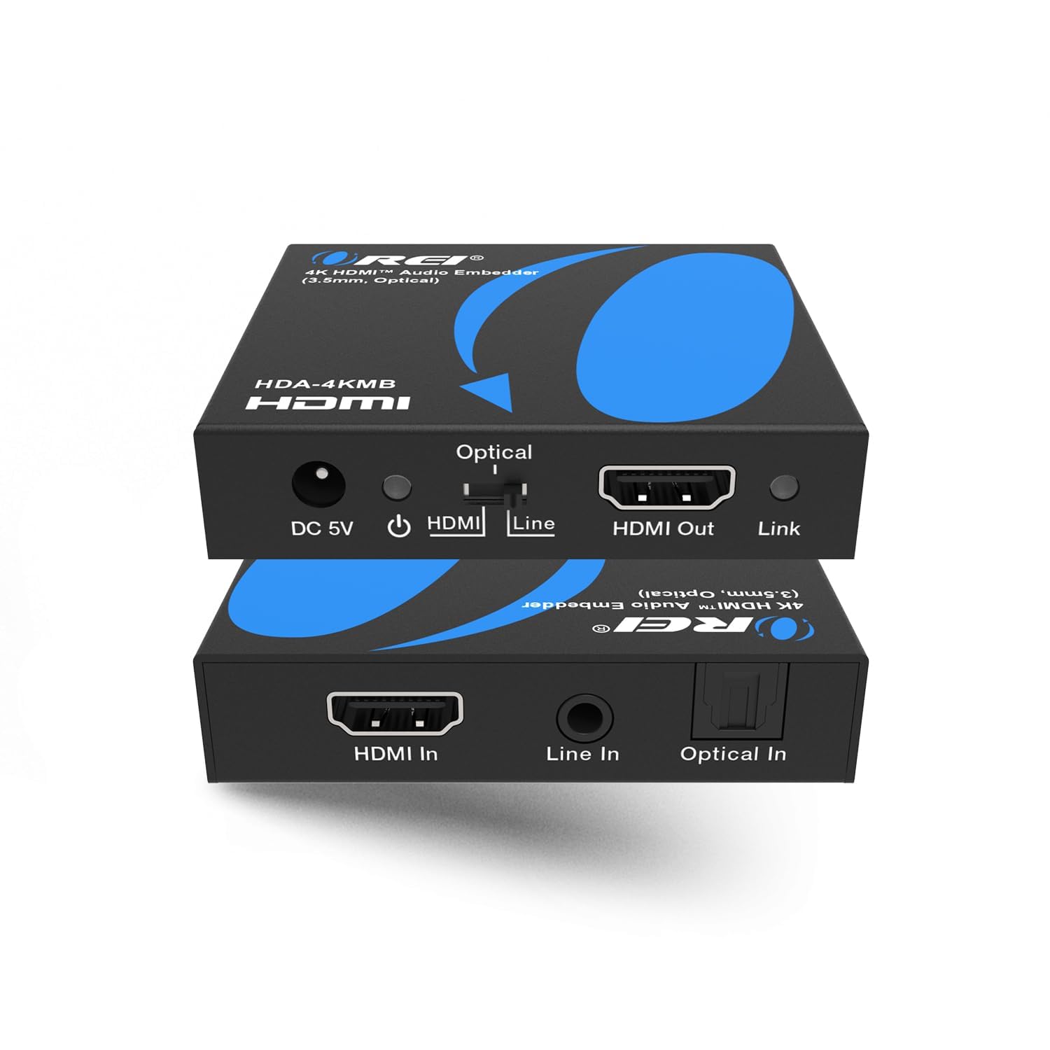 Detalle de OREI HDA-4KMB HDMIオーディオエンベダー 4K@60Hz・18Gbps・光/3.5mm入力対応