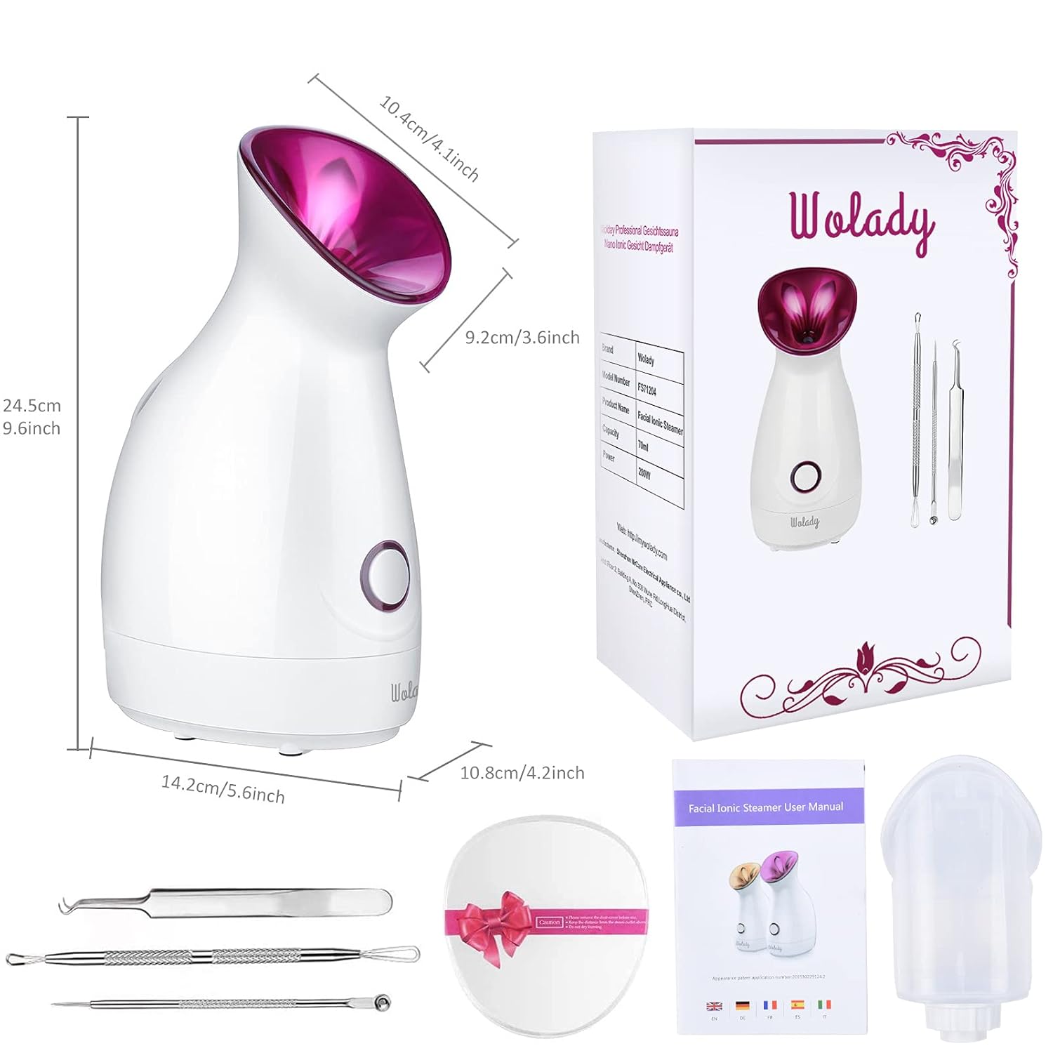 Thumbnail 5 de Gesichtssauna Gesichtsdampfer 70 ml Nano Ionic