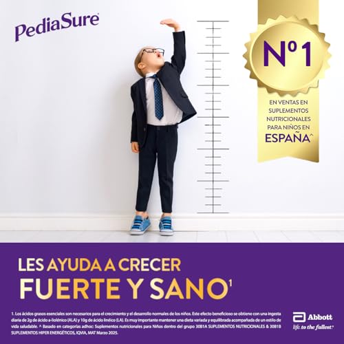 Detalle 2 de Pediasure Drink 🍫 Chocolate, Complemento para Niños, Pack 8x200ml
