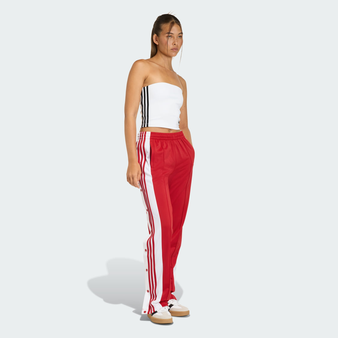 Detalle de Pantalón Adibreak de Adidas - Rojo