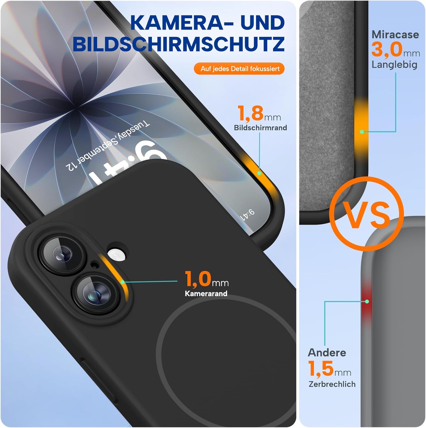 Thumbnail 2 de Miracase Magnetic iPhone 17 Hülle