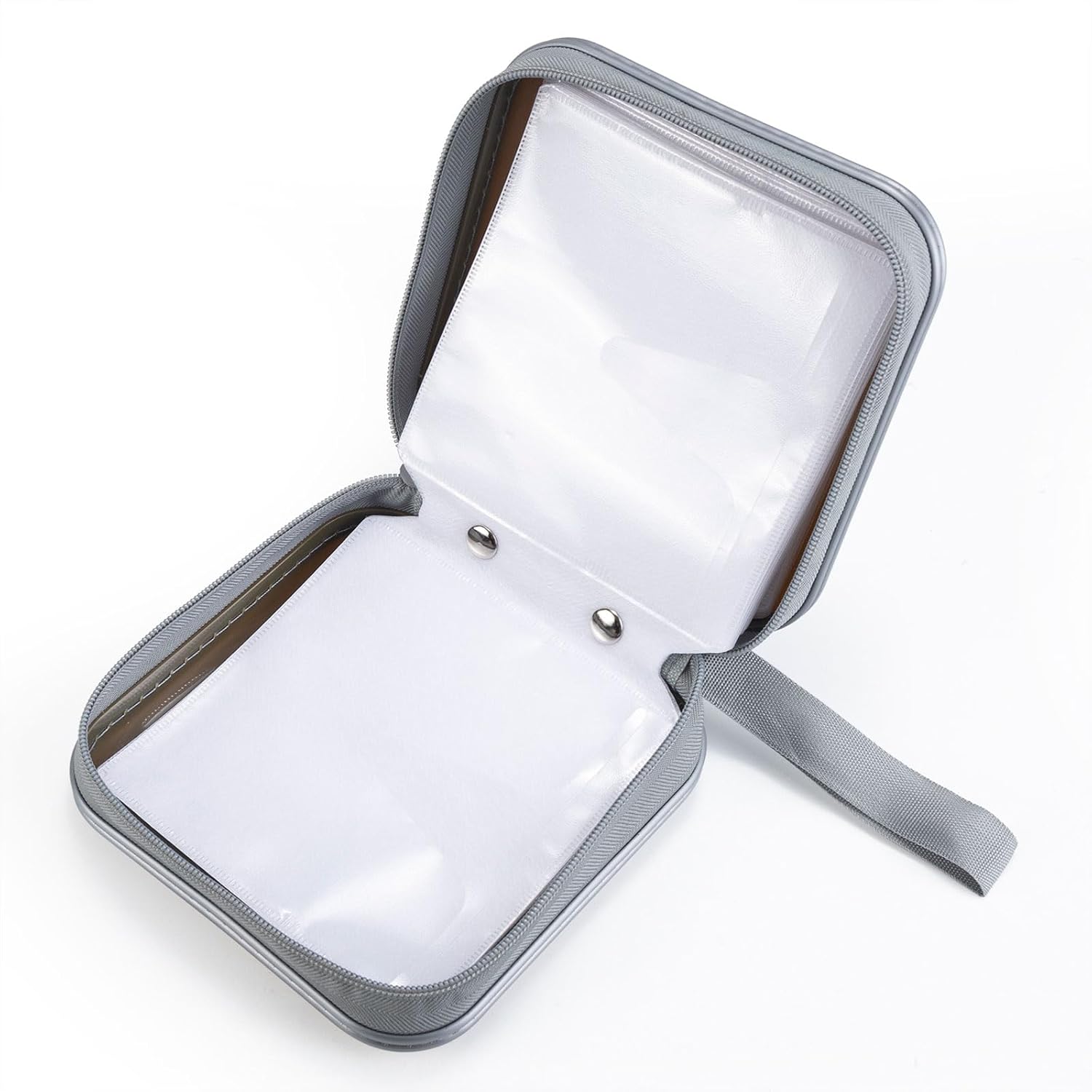 Thumbnail 3 de LIOVODE DVD Case 48 Capacity: Portable Olive CD/DVD Holder and Storage Wallet