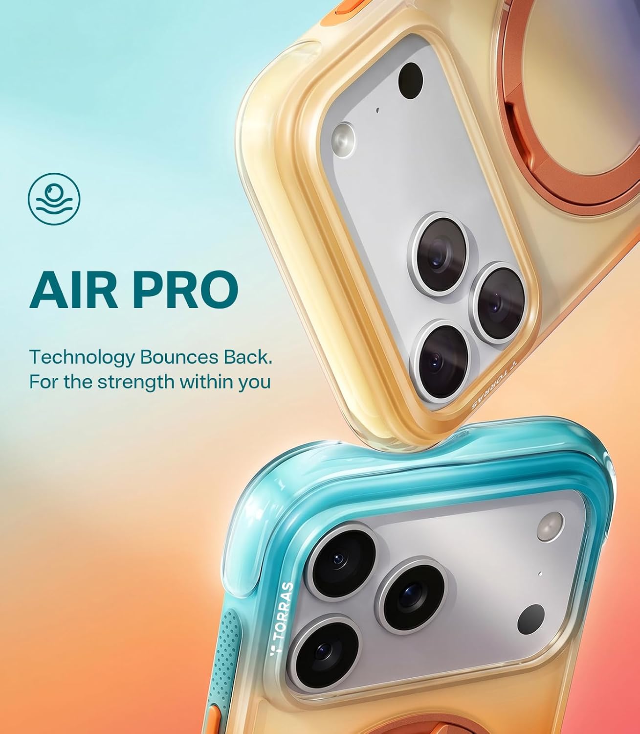 Thumbnail 2 de TORRAS O3 Air Case for iPhone 17 Pro Max with 360 Magnetic Stand