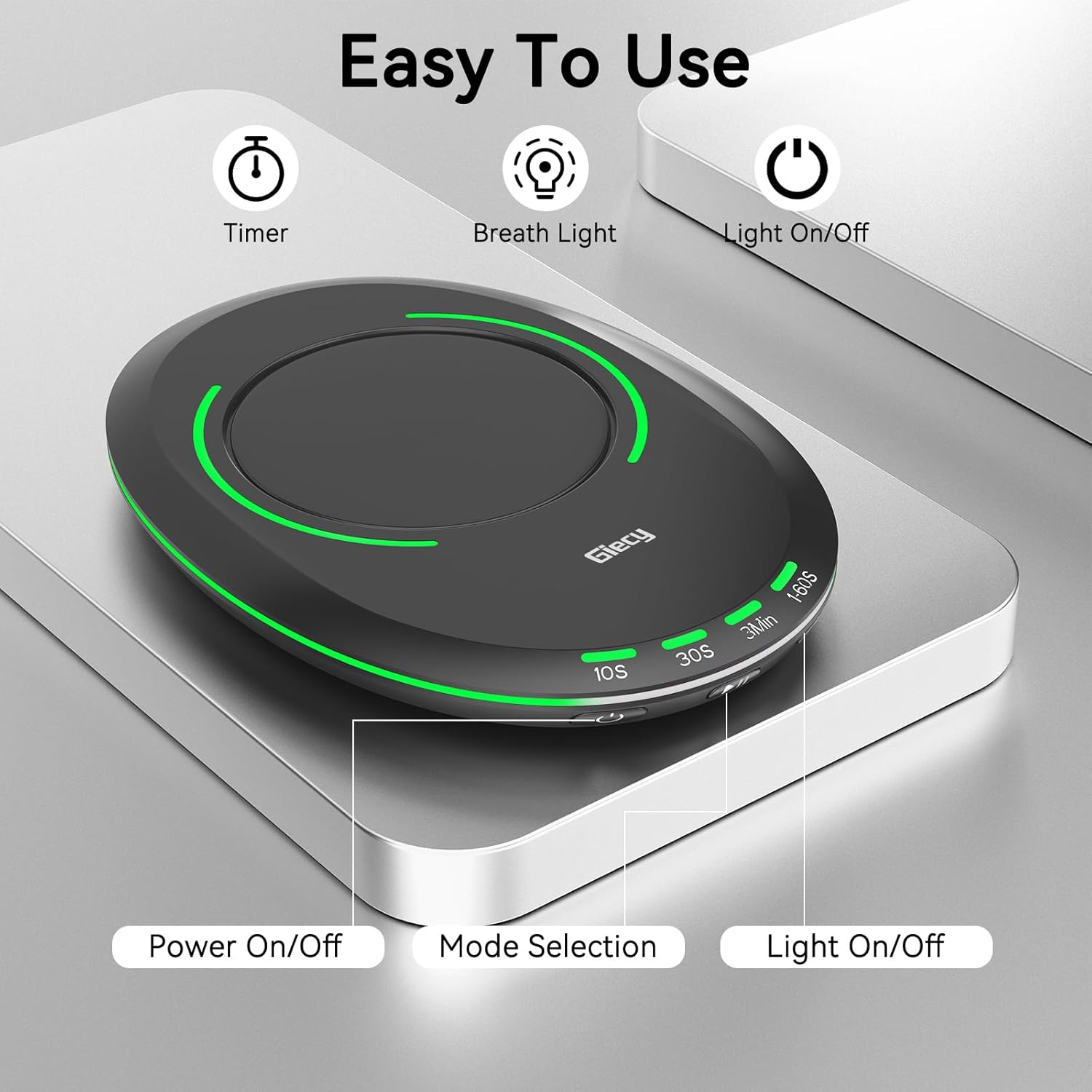 Thumbnail 2 de Giecy Ultra Slim Mouse Mover with Adjustable Interval Timer