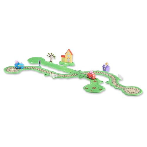 Thumbnail 8 de Peppa Pig Whizz Around Peppa’s Runabout Town Set – Motorised Vehicles & Track