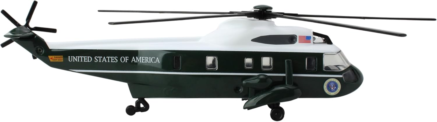 Detalle de Daron RT5760 Marine One VH-3D Sea King 3ピースプレイセット ヘリコプター・ブルー