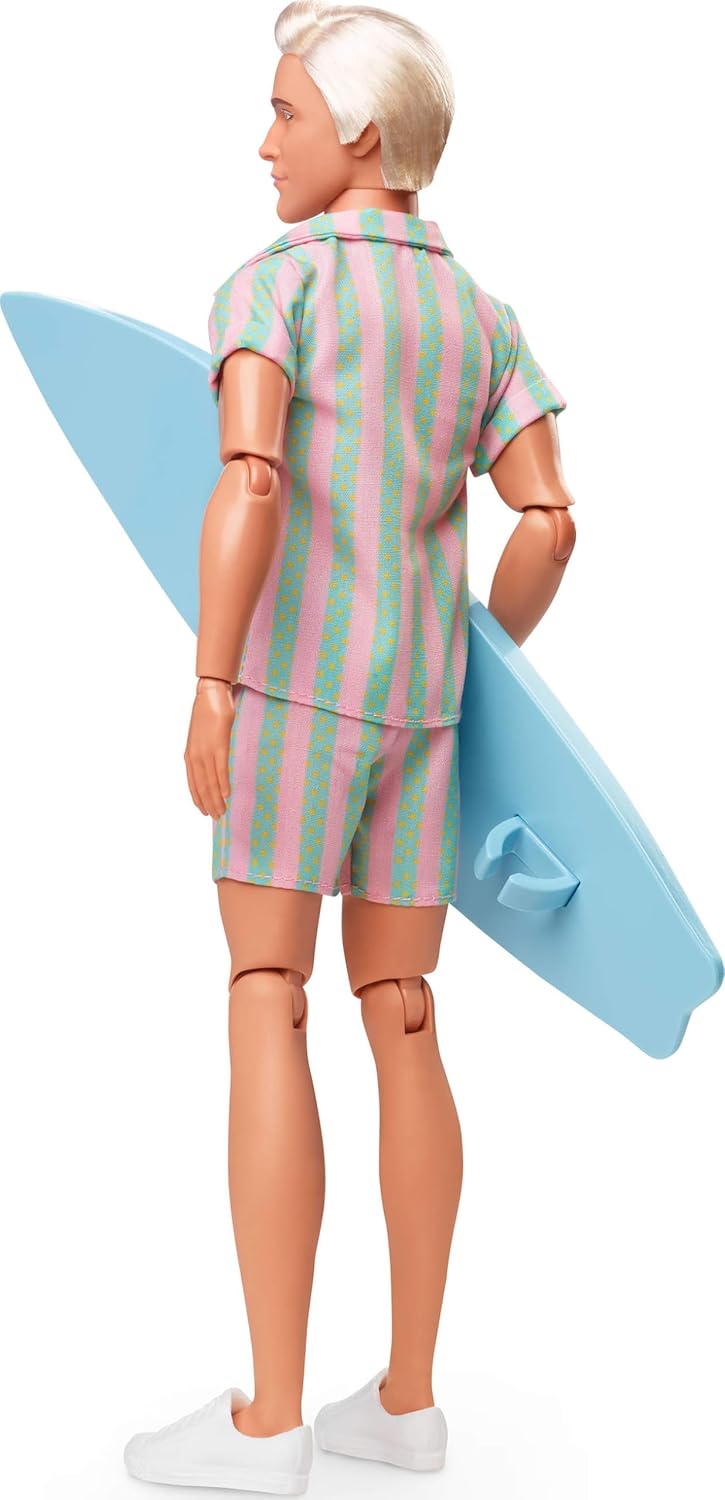 Thumbnail 4 de Ken muñeco Barbie con conjunto de playa y tabla de surf 🏄