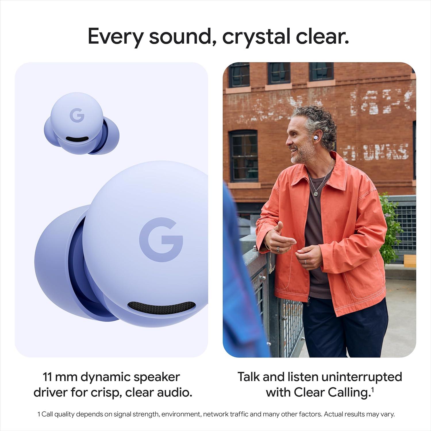 Detalle de Google Pixel Buds 2a wireless earbuds with ANC