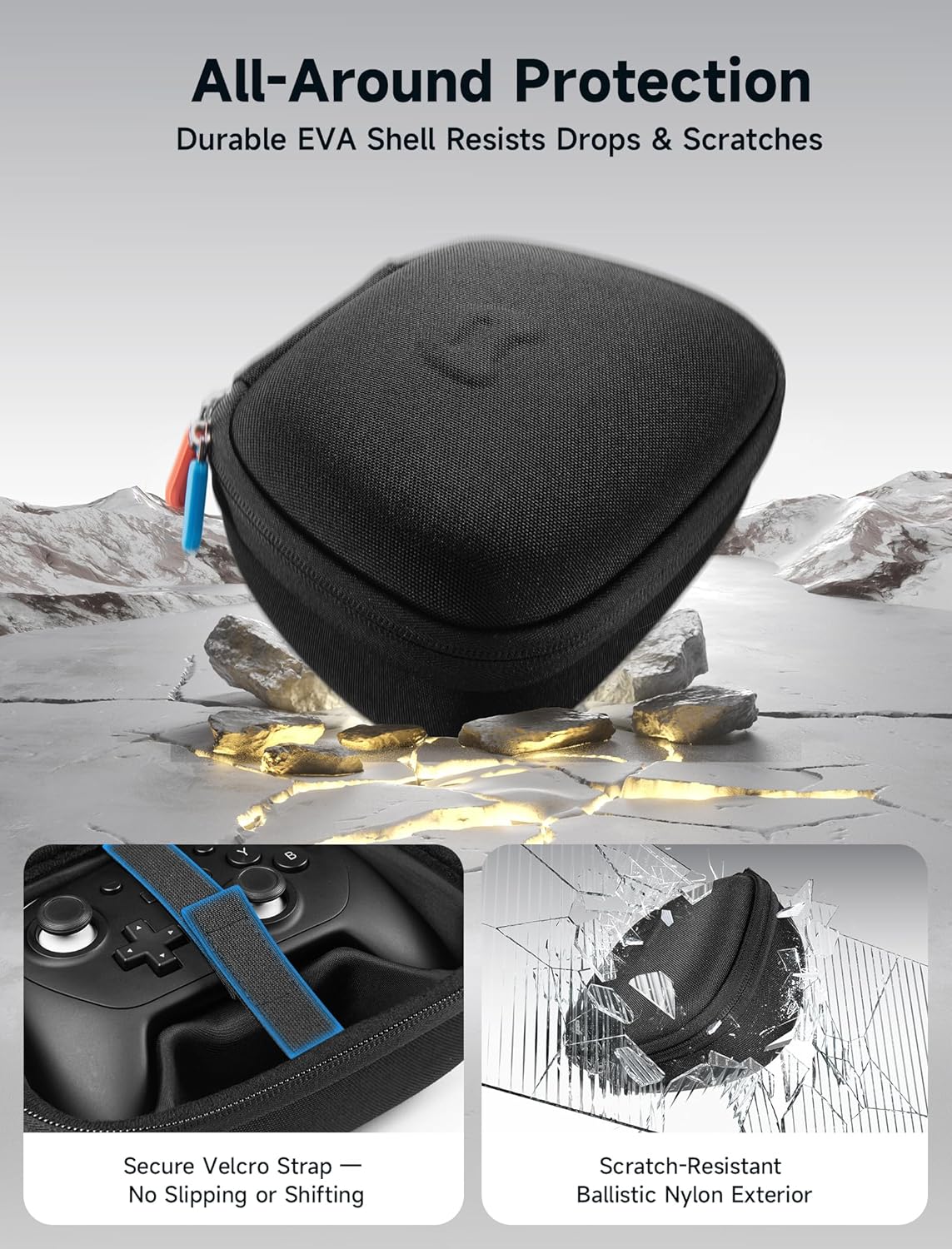 Thumbnail 2 de JSAUX Tasche für Nintendo Switch 2 Pro Controller – Schutzhülle