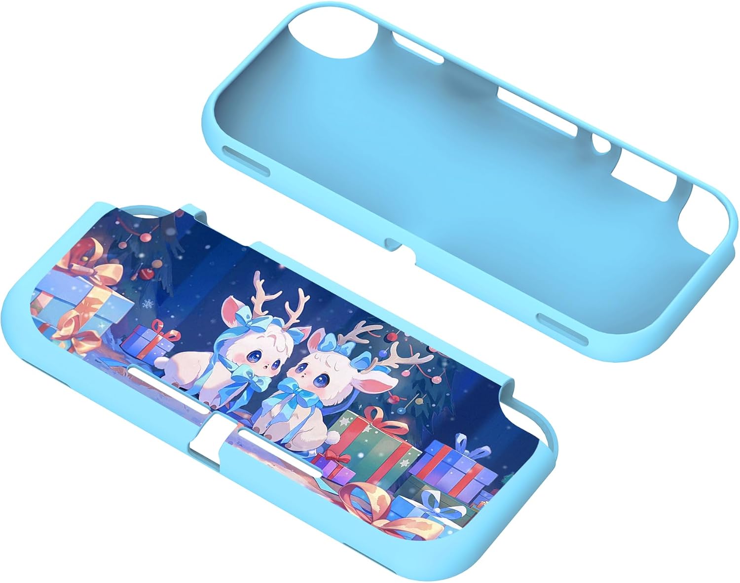 Thumbnail 1 de playvital Santa Deer Custom Protective Case for Nintendo Switch Lite