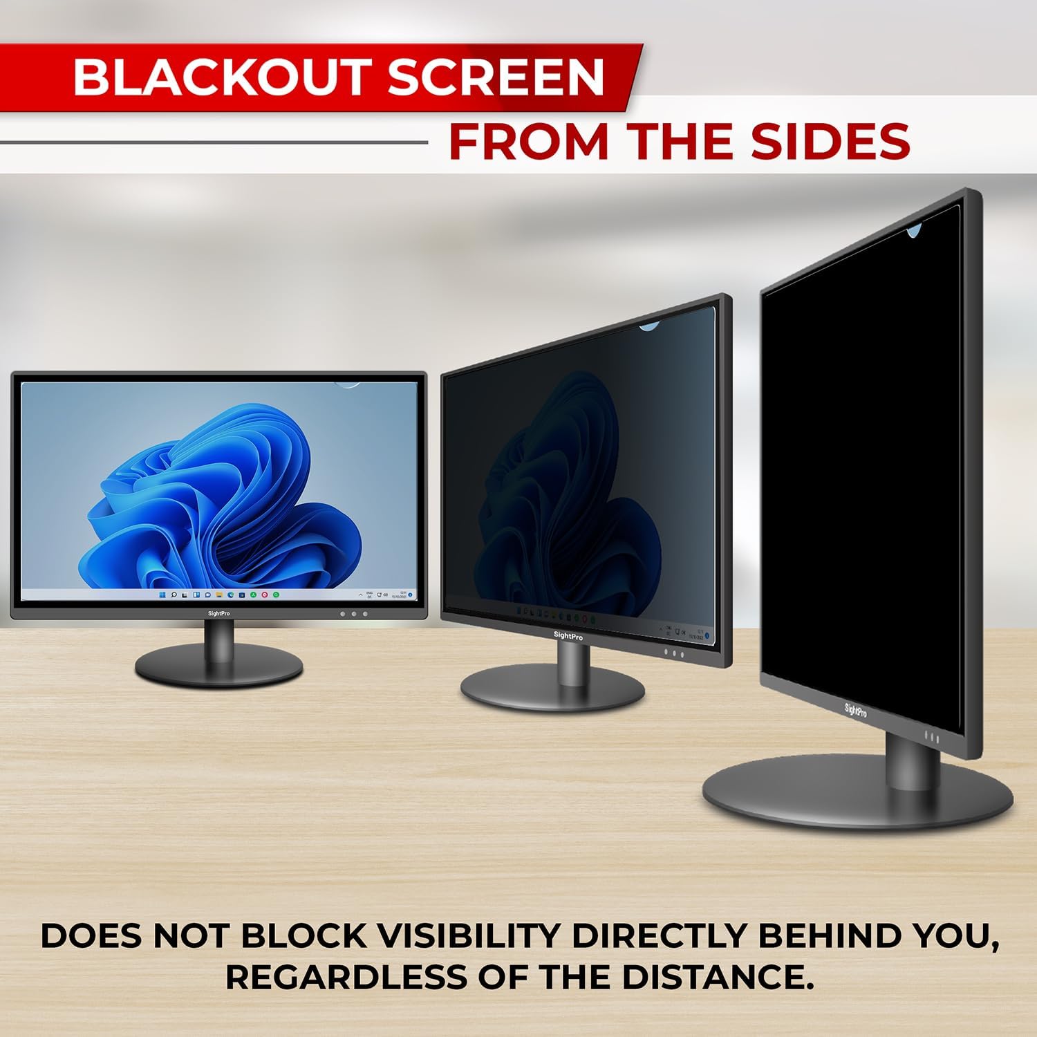 Detalle 1 de SightPro SP-PSB238169 / PF238W9B 23.8-Inch Privacy Screen Filter, 16:9 Anti-Glare