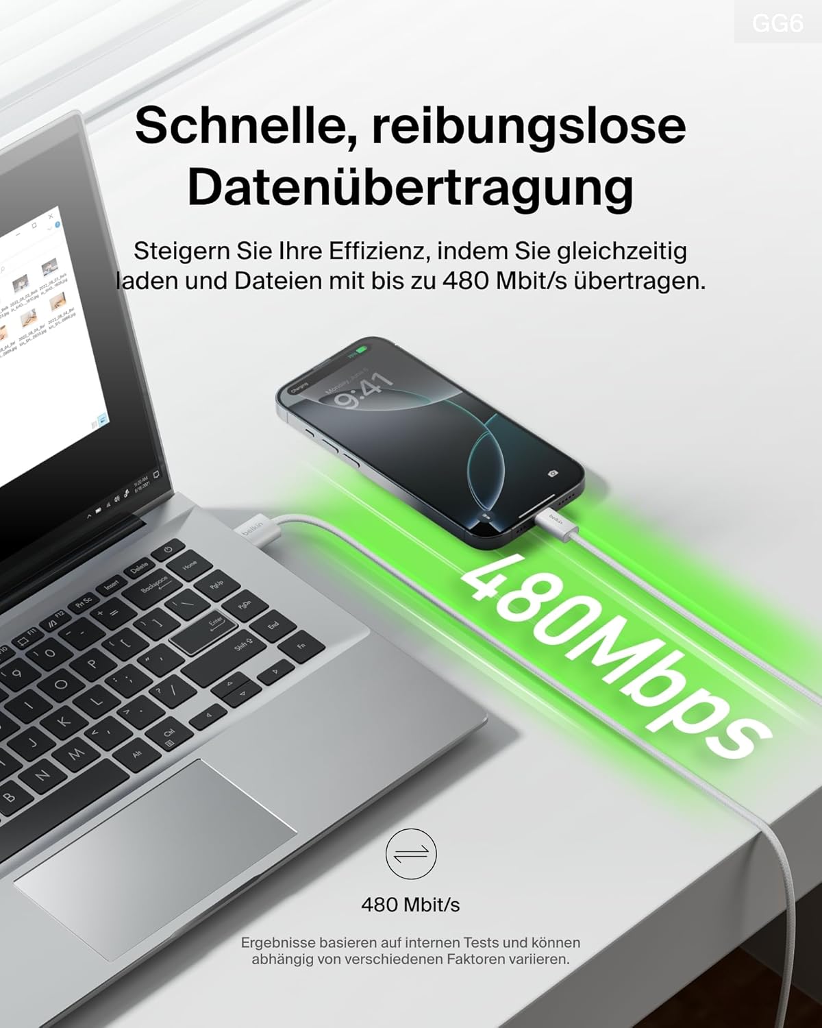 Thumbnail 5 de Belkin BoostCharge USB-A auf USB-C 1,5 m