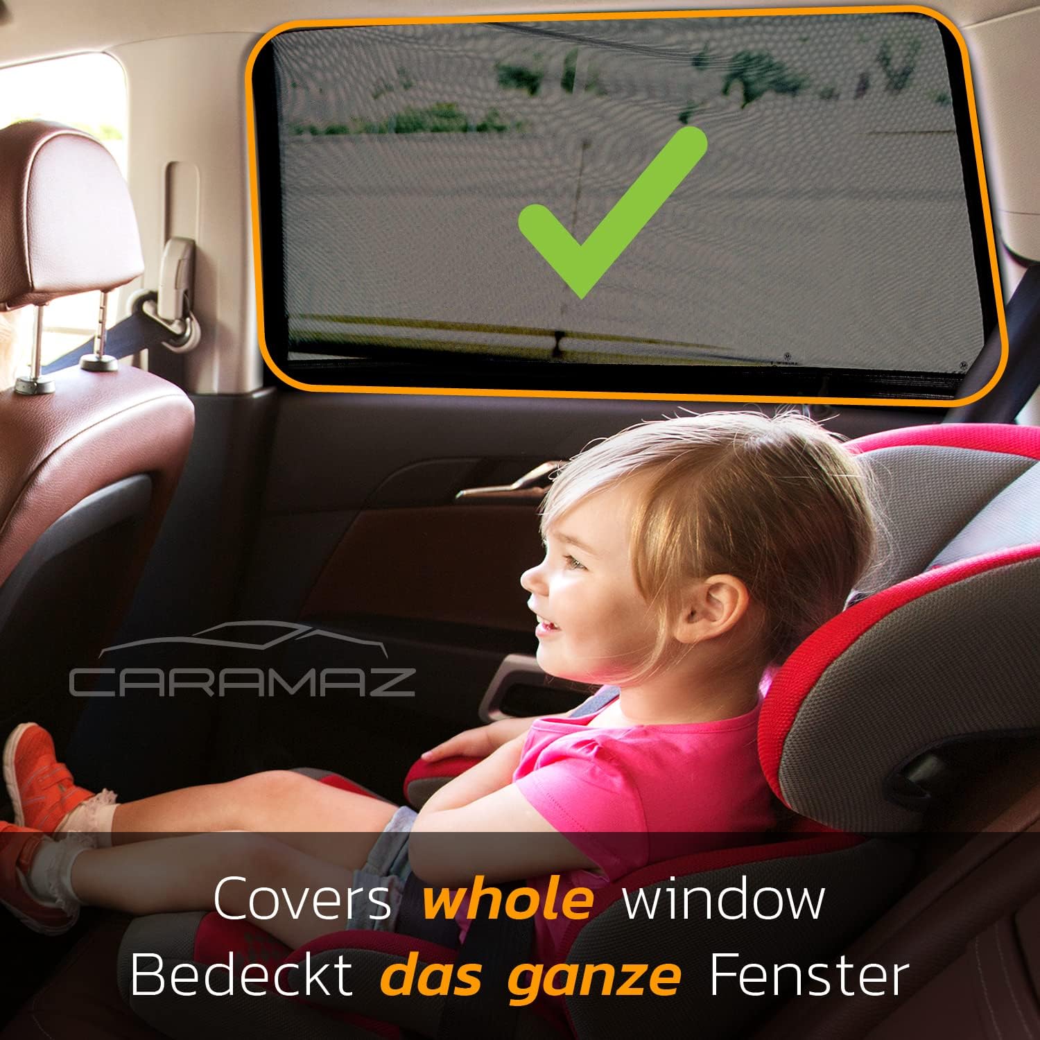 Thumbnail 2 de Caramaz Tendine parasole auto bambini – Set di 2, taglia L