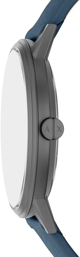 Thumbnail 3 de Armani Exchange Uhr für Herren – Quarz, 42 mm Gehäuse, blaues Lederband